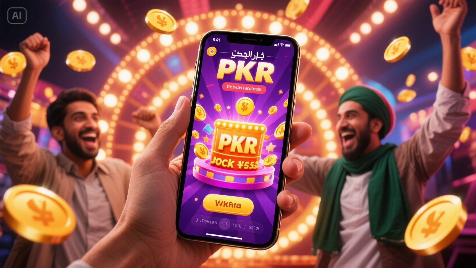 HajperPlay smart, win big — get 200% back on your first deposit today! Pakistani users can recharge easily and enjoy non-stop slot action all night long.
